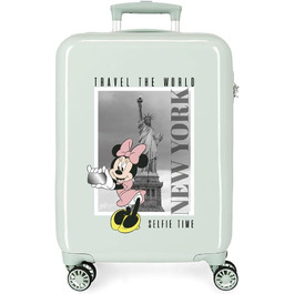 Дитяча валіза Disney Mickey & Minnie, кабінна, зелена, Нью-Йорк, універсальний розмір