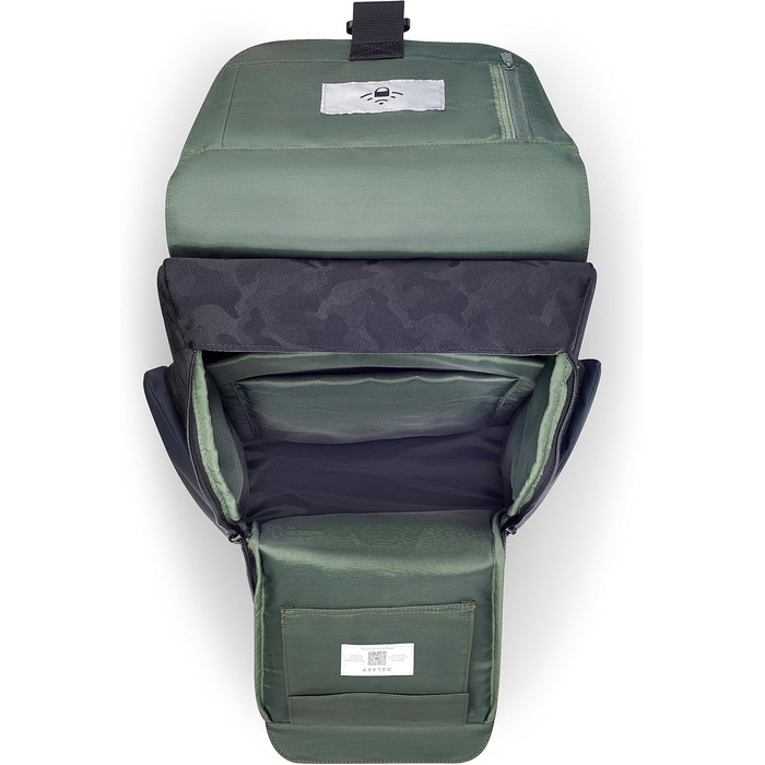 Рюкзак DELSEY PARIS SECURFLAP м'який 21 л, 45x31x14 см, армійський зелений