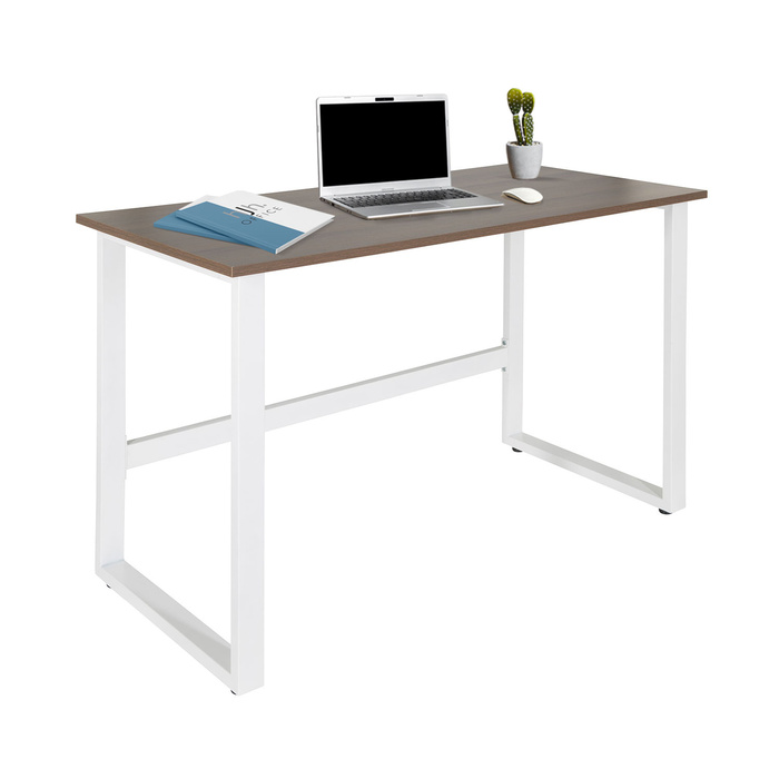 Письмовий стіл / Комп'ютерний стіл WORKSPACE LIGHT I 120 x 60 см, горіх / білий, hjh OFFICE