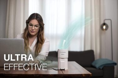 LEDVANCE UVC HEPA очищувач повітря з ультрафіолетом та HEPA-фільтром, портативний дезінфектор повітря для знищення вірусів і бактерій, мобільний очищувач для дому та офісу, живлення від USB