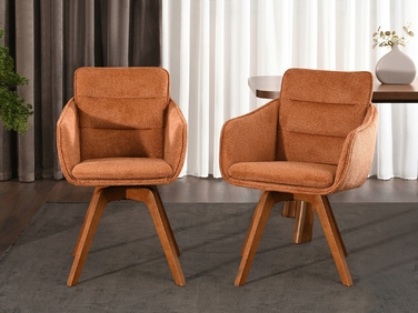 Стілець Mebel-Partner, тканина, коричневий, 1 шт.