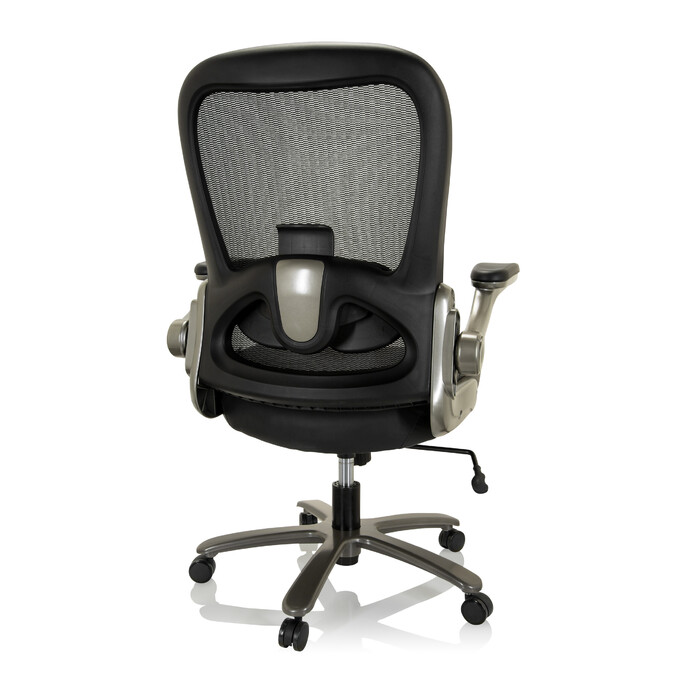 Надміцне крісло / офісне крісло INSTRUCTOR T I Titan XXL сітка / шкіра чорна hjh OFFICE
