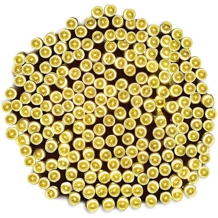 Світлодіодна гірлянда Gresonic 300 LED, тепле біле світло, для вулиці та приміщення, з електричним живленням і штекером, для саду, весілля, Різдва, вечірки