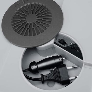 Електричний автохолодильник Kühlbox 32л: охолодження та підігрів 12/230V, сірий. Для авто, вантажівок, кемпінгу, човнів.