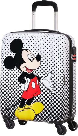 Дитяча валіза American Tourister Disney Legends Spinner S, 55 см, 36 л, багатоколірна (Mickey Mouse Polka Dot)