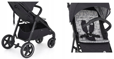 Дитячий прогулянковий візок Petite&Mars Royal 3 BLACK Limited Tattoo