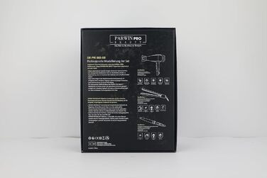 Стайлінг-набір 3-в-1 PARWIN PRO BEAUTY: фен, випрямляч і плойка з іонізацією, конічна плойка, подарунковий набір для жінок, дизайн «Галактика»