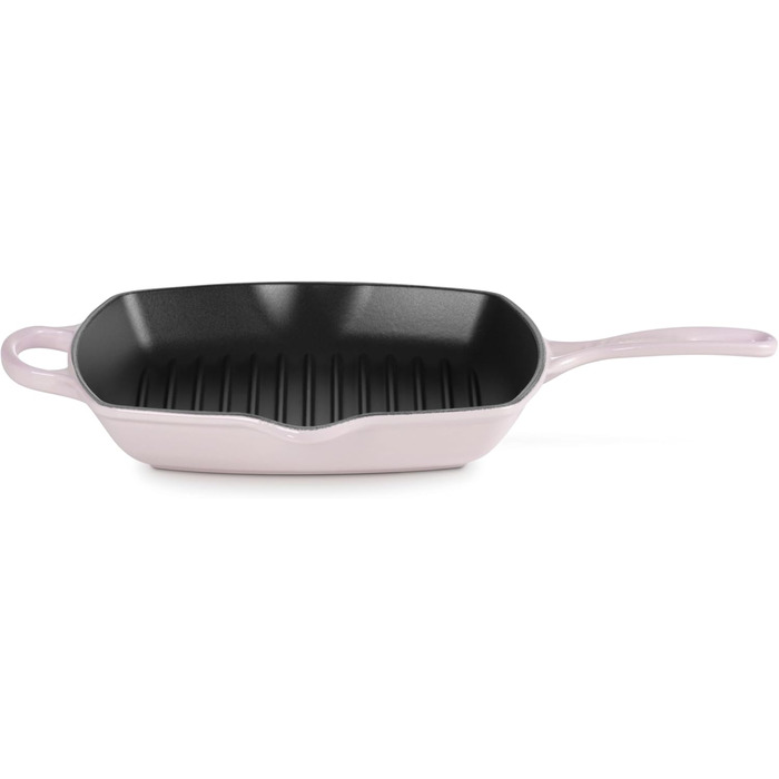 Гриль чавунний емальований Le Creuset, квадратний, 26 см, колір Meersalz Grün (Schalotte)