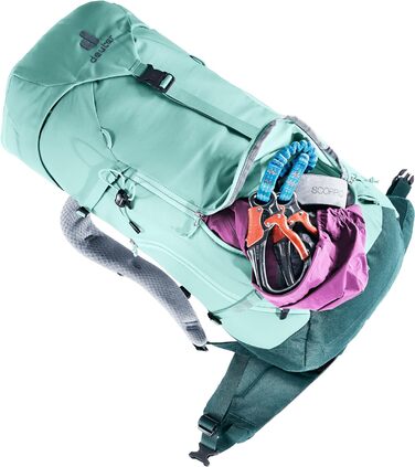 Жіночий туристичний рюкзак Deuter Trail 28 SL 28 л для хайкінгу та альпінізму, колір Glacier-Deepsea