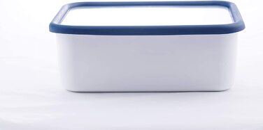 Емальований контейнер HoneyWare CLASSIC LINE з кришкою, 1,9 л, термостійкий до 400°C, підходить для плити, духовки, гриля та зберігання їжі