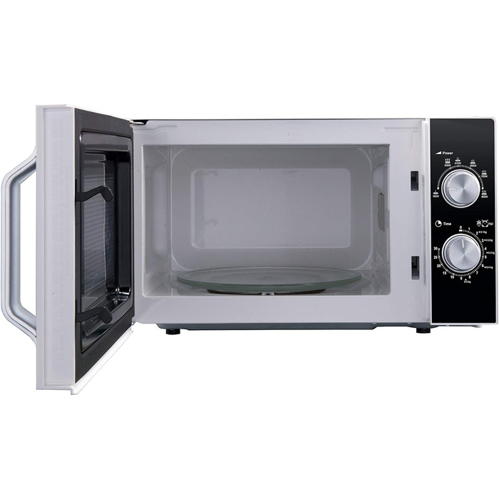 Мікрохвильова піч Sharp R204BA 20 л, 800 Вт, 6 режимів, таймер 30 хв, чорна