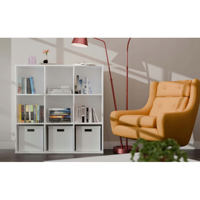 Стелаж TopEshop 110,5 см x 110,5 см x 30 см, білий