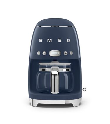 Кавоварка крапельна Smeg DCF02NBEU Navy Blue 12 чашок з автостартом та регулюванням міцності