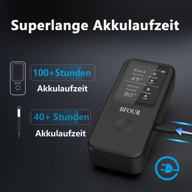 Бездротовий цифровий термометр для м'яса BFOUR з 2 щупами, Bluetooth-термометр для гриля, духовки та ротисері, керування через додаток, точність ±0,5 ℃, водонепроникний (для посудомийки)