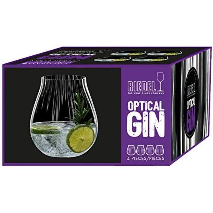 Набір з 4 келихів для джин-тоніка 0,76 л, набір джину Optical Riedel