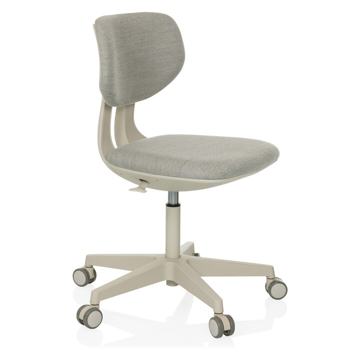 Дитячий письмовий стілець / дитячий стілець KID CLASSIC тканина сірий hjh OFFICE