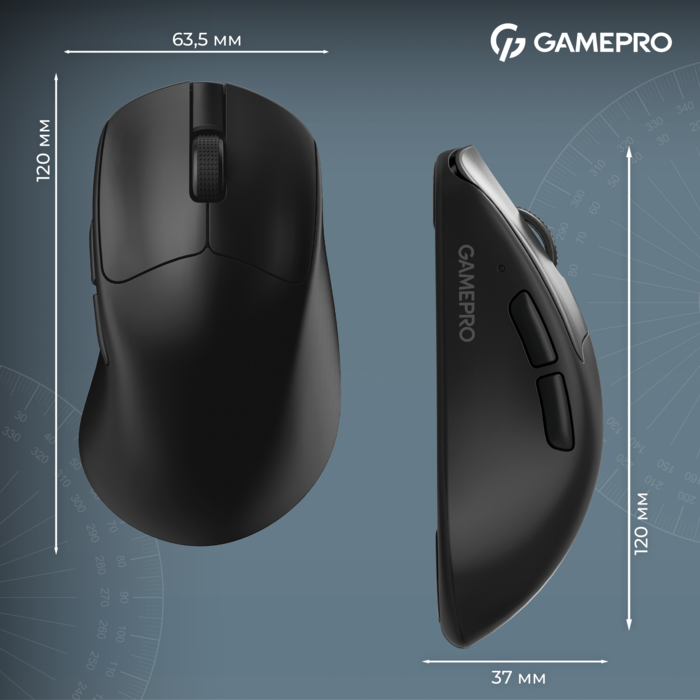 Бездротова миша GamePro Asgard Surt (GM017B)