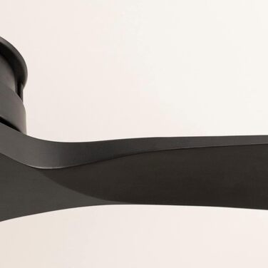 Вентилятор стельовий Windlarge Schwarz з Wi-Fi та пультом ДК, Ø152 см, 40W, 6 швидкостей, DC-мотор, літній/зимовий режим