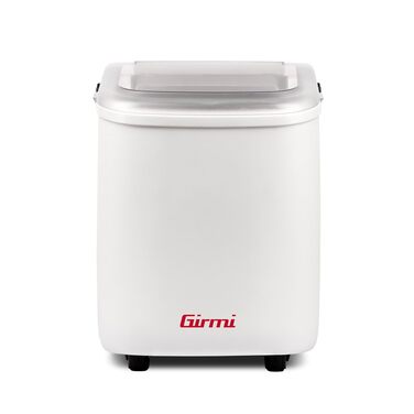 Льодогенератор Girmi GH74, 1100 кубиків/24 год, автоматичне вимкнення, білий
