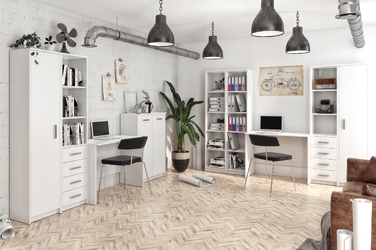 Стелаж Matkam, 40 x 182 x 35 см, білий
