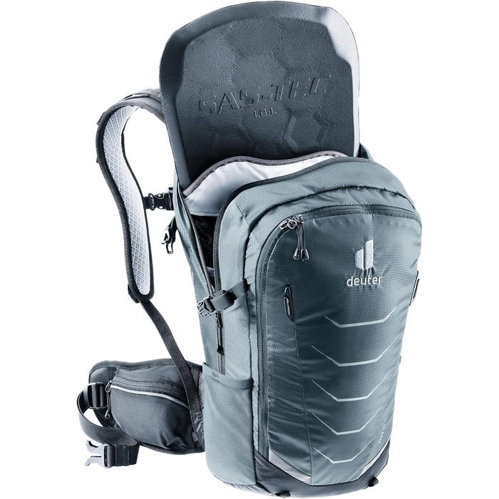 Жіночий велосипедний рюкзак Deuter Flyt 18 SL з протектором, 18 л, графітово-чорний