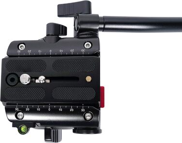 Монопод SIRUI P-324SR+VH-10X з опорною ніжкою і відеоголовою, вуглецевий, 20° нахил, 360° обертання