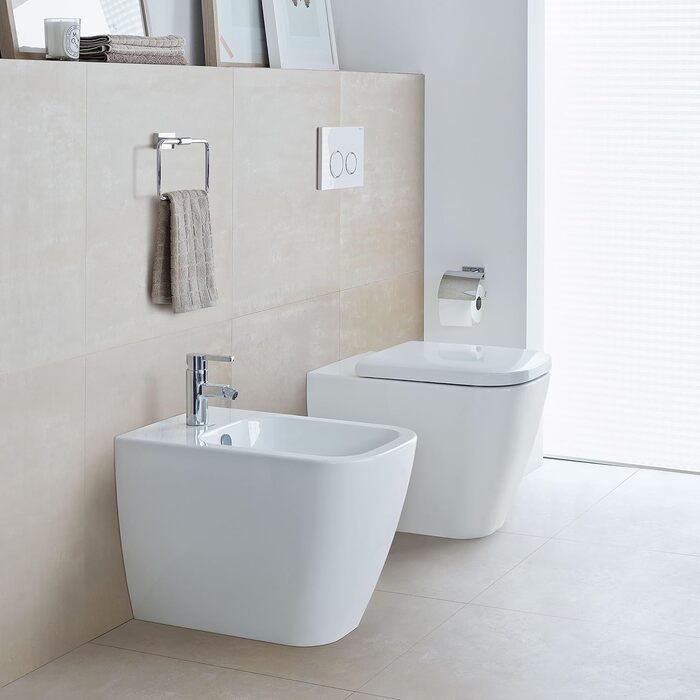 Кільце для рушника Duravit Karree, настінне, хром, 20x6 см