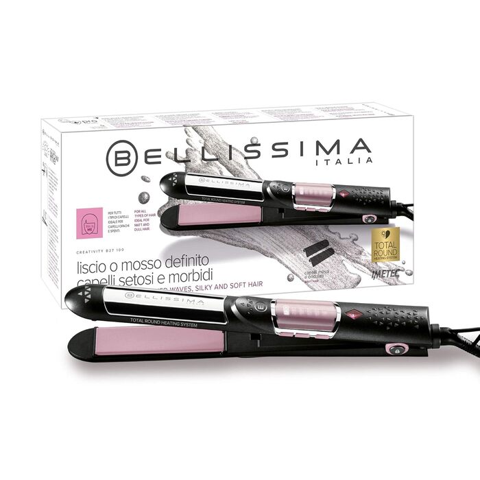 Керамічний випрямляч для волосся Bellissima Creativity B27 100, для випрямлення та створення хвиль, керамічне покриття