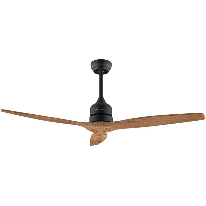 Вентилятор стельовий Cecotec EnergySilence Aero 5270 DarkWood DC 40W 132 см з пультом, таймером, 6 швидкостей, для літа/зими, регульована висота