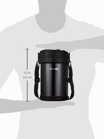 Термоконтейнер для їжі Zojirushi ізольований, темно-синій, 1.4 л