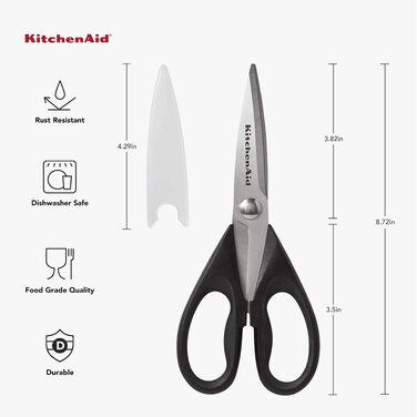 Ножиці кухонні універсальні KitchenAid Red/Black (One Size)