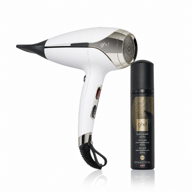 Професійний фен ghd Helios з безщітковим мотором та іонною технологією, білий