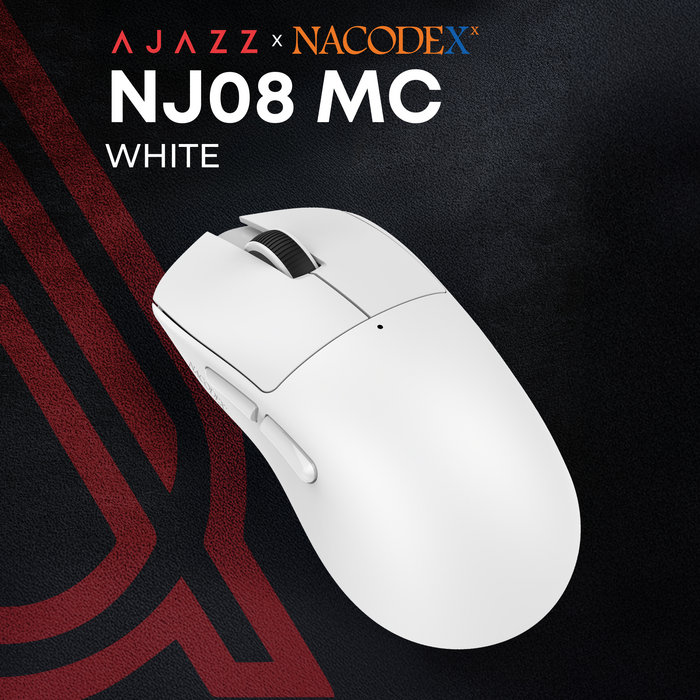 Бездротова миша Ajazz x Nacodex NJ08 MC White (NJ08-MC-W)
