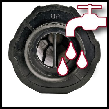 Акумуляторний ручний пилосос Einhell TE-VC 18 Li-Solo Power X-Change, 540 мл, 3 насадки, подовжувач, настінне кріплення, без акумулятора і зарядного пристрою, чорний/червоний