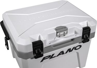 Термоконтейнер Plano Frost 21 л з кошиком, білий/чорний, ізоляційний бокс для льоду для кемпінгу, риболовлі, пікніка