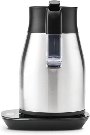 Електрочайник і термокувшин Gastroback 42426 Design Advanced Thermo 1,7 л, 2200 Вт, нержавіюча сталь, Cool Touch, сріблясто-чорний