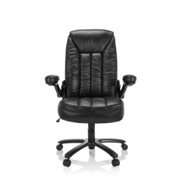 Надміцне крісло / офісне крісло INSTRUCTOR III XXL імітація шкіри чорний hjh OFFICE