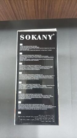 Ручний міксер SOKANY 800Вт з нержавіючої сталі, 5 швидкостей, вихідна кнопка, 2 гаки для тіста та 2 вінички (CX-6651)