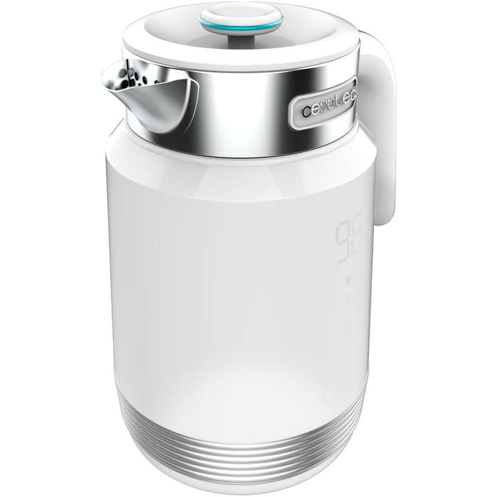 Електричний чайник Cecotec ThermoSense 600 Touch Black, 1.7 л, 2200 Вт, з нержавіючої сталі та пластику, LED-індикатор, поворотна база 360°