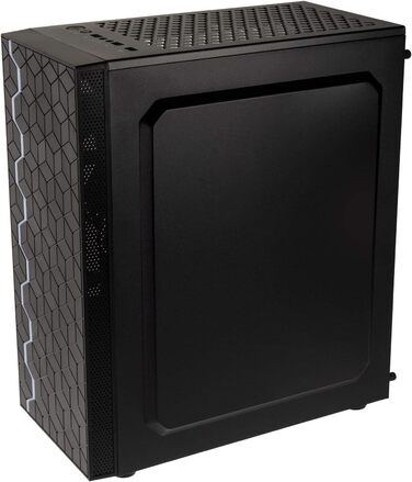 Корпус для ПК Kolink Inspire K8 ARGB Midi-Tower, загартоване скло, чорний, ігровий комп'ютерний корпус з підсвічуванням RGB