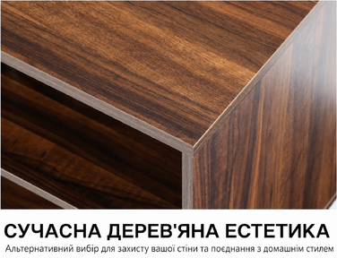Дерев'яна підставка для телевізора FITUEYES з кронштейном, висота і кут регулюються, для ТВ 32-70 дюймів, до 50 кг, VESA 600x400