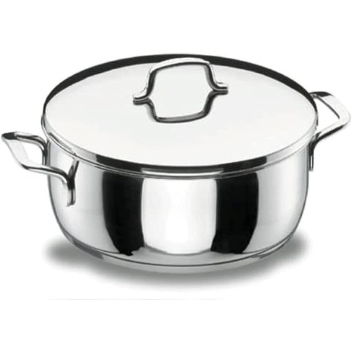 Каструля Lacor Gourmet 32 см з кришкою, нержавіюча сталь