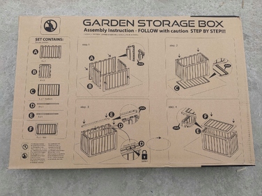 Садова скриня Prosperplast BoardeBox 190 л, коричнева
