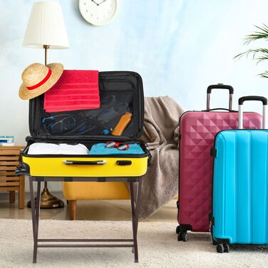 Підставка для валізи Relaxdays дерев'яна, складна