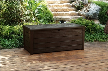 Садова скриня Keter BRIGHTWOOD STORAGE BOX 455 л, коричнева