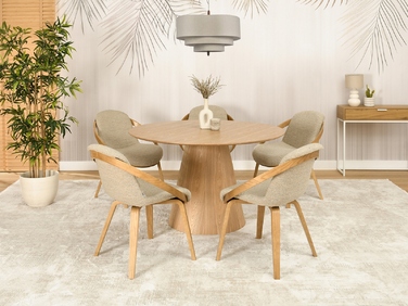 Стілець Mebel-Partner, тканина, бежевий, 1 шт.