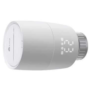 TP-Link Kasa Smart Термостат на радіатор WiFi Starter Kit (Хаб + 1 Термостат) - Керування опаленням через додаток Kasa, Геофенсинг, Розпізнавання відкритих вікон, Matter, Alexa