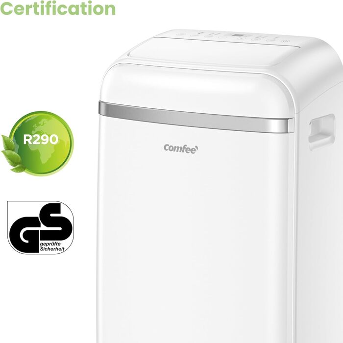 Мобільний кондиціонер Comfee Breezy Cool Pro 2.0 7000 BTU (2.0 кВт) з Wi-Fi, охолодження, вентиляція, осушення – для приміщень до 68 м³
