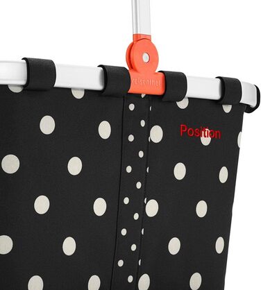 Сумка-кошик для покупок reisenthel carrybag Mixed Dots, містка, водовідштовхувальна, з внутрішньою кишенею, міцна та елегантна