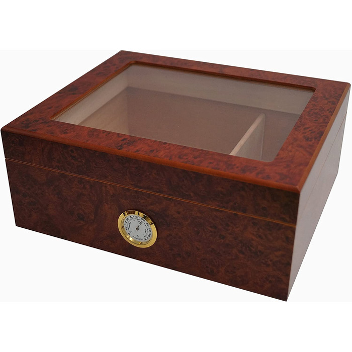 Гумідор GERMANUS Desk I з прозорою кришкою для 50 сигар